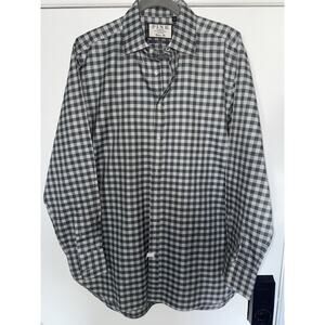 Thomas Pink Men’s Check 16.5/35 Dress Classic Fit Shirt Worn Once Checkered